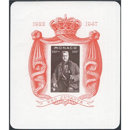 Monaco 1947 BF 25th Anniversary of Louis II’s Reign no. 2 Cat. €55 (** )