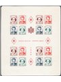 Monaco 1949 BF Croce Rossa i due foglietti dent. e non dent. serie n° 3A/3B Cert. CiBaFil Cat. € 990 (**)