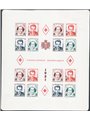 Monaco 1951 BF Croce Rossa soprast. i due foglietti dent. e non dent. serie n° 4A/4B Cert. CiBaFil Cat. € 1.060 (**)
