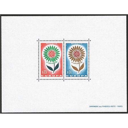 Monaco 1964 BFS Europa n° 6 Cert. CiBaFil Cat. € 1.850 (**)