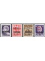 Monaco 1943/51 Pre-cancelled with overprint “AFFRANCHIS POSTES” series no. 1/10 Cat. €205 (**)