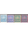 Norvegia 1924 Servizio postale speciale effettuato da compagnie svedesi al Circolo Polare Artico non dent. su 4 lati Michel seri