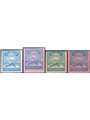 Norway 1924 Special postal service operated by Swedish companies to the Arctic Circle imperforated on 3 sides Michel series no. 