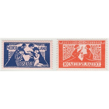 Olanda 1926 Opere culturali serie n° 131/32 Cat. € 105 (**)