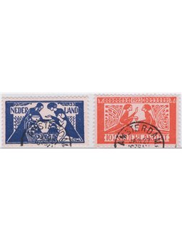 Netherlands 1926 Cultural Works series no. 131/32 Cat. €105 (U)