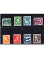 Olanda 1928 Olimpiadi di Amsterdam serie n° 199/206 Cert. CiBaFil Cat. € 300 (**)