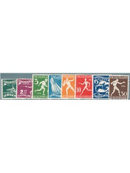 Olanda 1928 Olimpiadi di Amsterdam serie n° 199/206 Cat. € 90 (*)