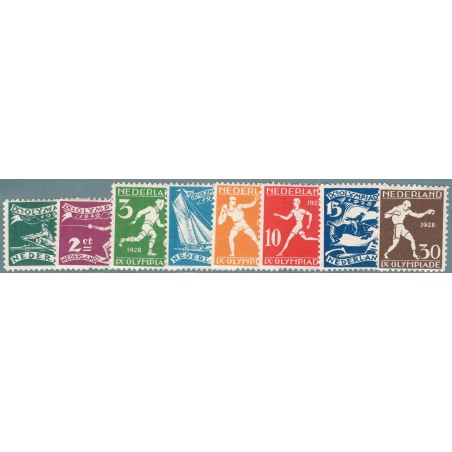 Olanda 1928 Olimpiadi di Amsterdam serie n° 199/206 Cat. € 90 (*)