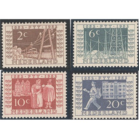 Netherlands 1952 Utrecht Philatelic Exhibition series no. 578/81 Cat. €90 (**)