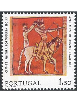 Portugal 1975 Europe 1.50 with phosphor band no. 1261a Cat. €70 (**)