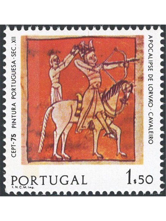 Portugal 1975 Europe 1.50 with phosphor band no. 1261a Cat. €70 (**)