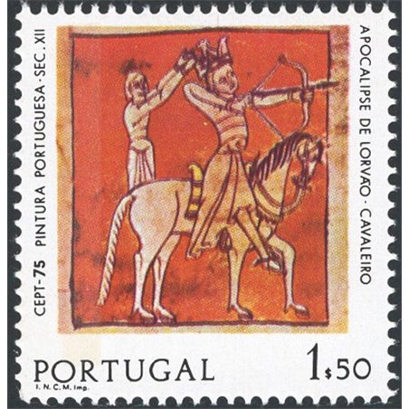 Portugal 1975 Europe 1.50 with phosphor band no. 1261a Cat. €70 (**)