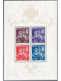 Portogallo 1944 BF Expo Filatelica di Lisbona n° 5 Cat. € 85 (**)