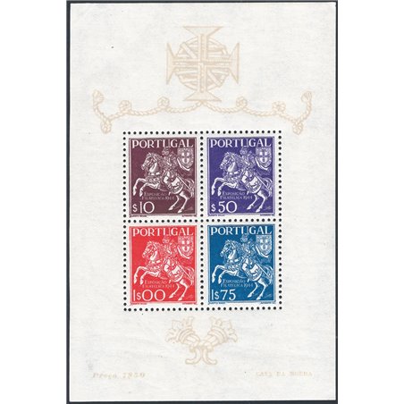 Portogallo 1944 BF Expo Filatelica di Lisbona n° 5 Cat. € 85 (**)