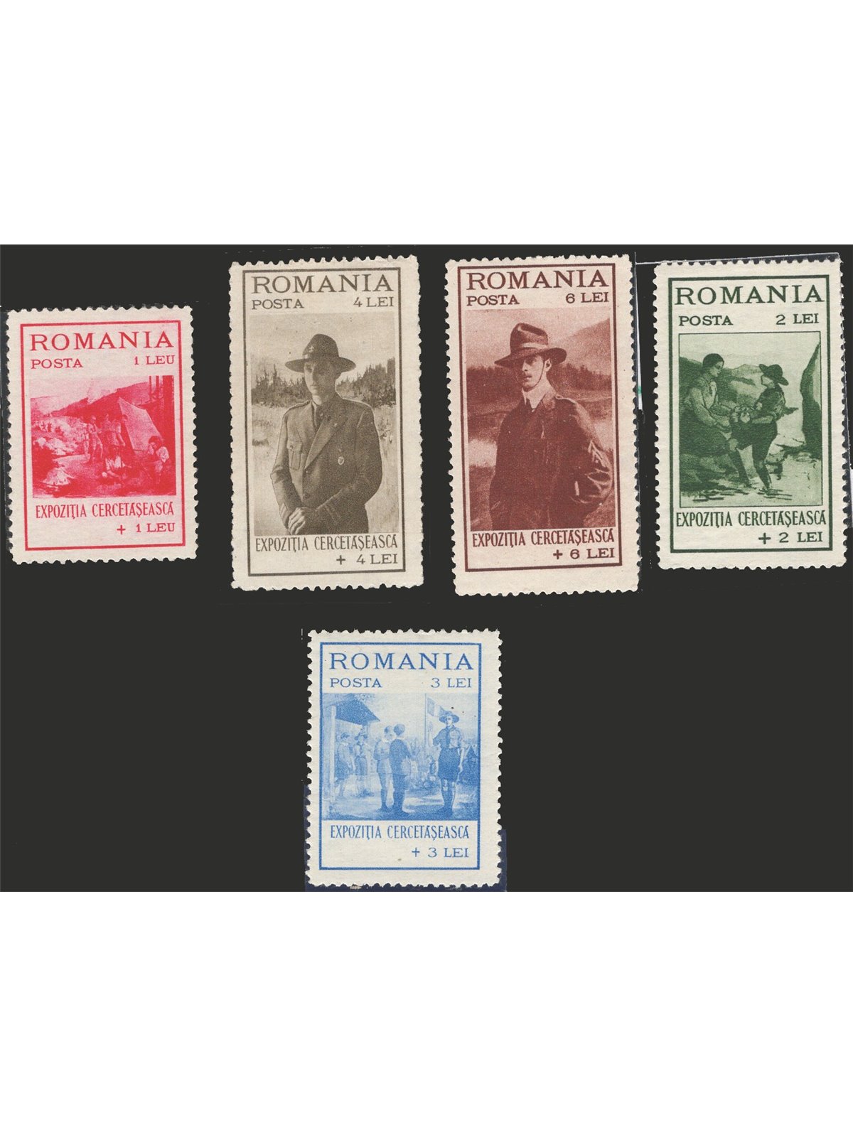 Romania 1931 Scout serie n° 422/26 Cat. € 60 (**)