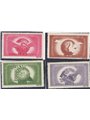 Romania 1945 World Trade Union Congress series no. 882/85 Cat. €112 (**)