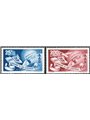 Sarre 1950 Consiglio d'Europa n° 277 + P.A. 13 Cert. CiBaFil Cat. € 230 (**)