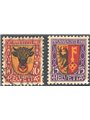 Svizzera 1918 Pro Juventute serie n° 168/69 Cat. € 68 (**)