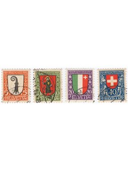 Switzerland 1923 Pro Juventute series no. 192/95 Cat. €75 (U)