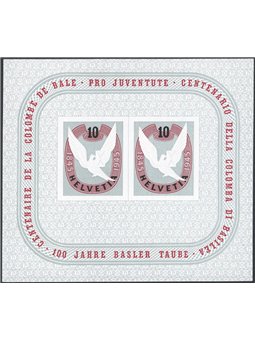 Switzerland 1945 BF Centenary of the Basel Dove no. 12 Cat. €190 (**)