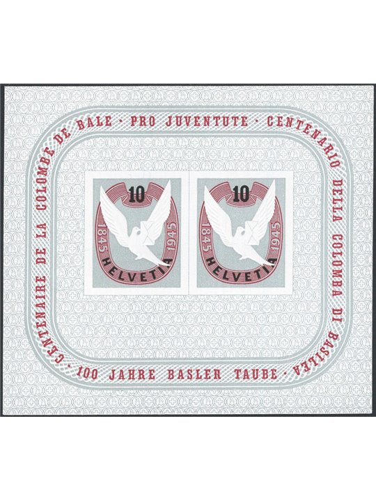 Switzerland 1945 BF Centenary of the Basel Dove no. 12 Cat. €190 (**)