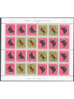 Svizzera 1953 BF Pro Juventute serie n° 14A Cat. € 500 (**)