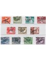 Switzerland 1950 ‘Officiel’ overprinted landscape series no. 285/95 Cat. €140 (U)