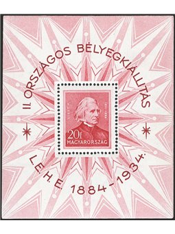 Hungary 1934 BF Liszt no. 1. CiBaFil cert Cat. €240 (**)