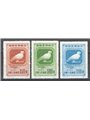 Cina del Nord Est 1950 Colomba della pace la serie senza gomma come da emissione n° 152/54 Cat. € 95 (**)