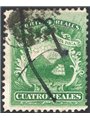 Costa Rica 1862 Stemma 4 r. verde n° 3 Cat. € 100 (U)