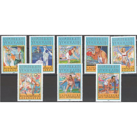 Togo 1984 Olympic Games P.A. series no. 517/23 Cat. €120 (**)