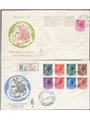 Venezuela 1896 80° Anniv. della morte del generale De Miranda n° 54/58 Cat. € 95 (U)