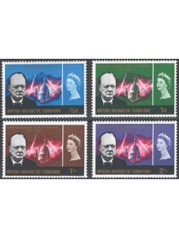 British Antarctic Territory 1996 Churchill series 16/19 Cat. €75 (**)