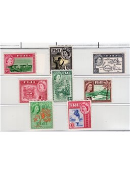 Fiji 1954 Definitiva Elisabetta n° 137/44 Cat. € 100 (**)
