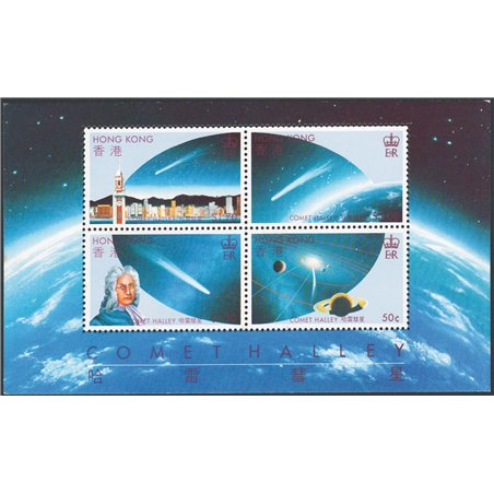 Hong Kong 1986 BF Halley’s Comet no. 6 Cat. €50 (**)