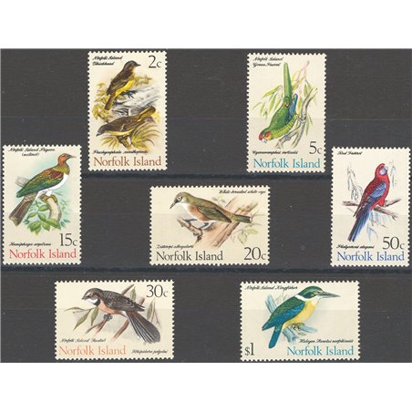 Norfolk 1971 Perpetual Birds series no. 116/22 Cat. €56 (**)