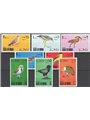 Oman 1962 P.A. Uccelli Gibbons serie n° 1/6 non emessa Cat. £ 65 (**)