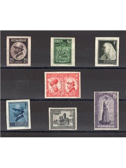 Romania 1922 Commemorazione di Re Ferdinando serie n° 302/08 non dent Cat. € 450 (**) 