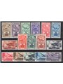 Colonie Italiane 1933 Cinquantenario Eritreo serie n° 23/31 + P.A. 15/21 Cat € 1.120 (*)