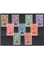 Colonie Italiane 1933 Cinquantenario Eritreo serie n° 23/31 Cat € 560 (*)