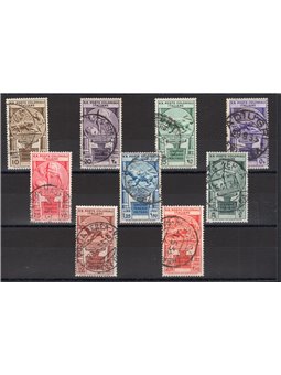 Colonie Italiane 1933 Cinquantenario Eritreo serie n° 23/31 Cert. CiBaFil Cat € 850 (U)