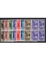 A.O.I. 1938 Bimillenario Augusteo serie n° 21/26 + P.A. 14/15 in quartina Cat. € 180++ (**)