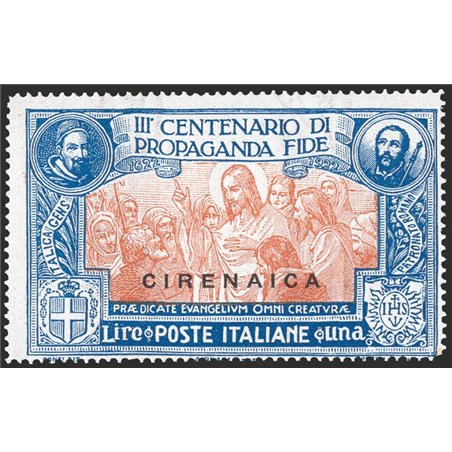 Cirenaica 1923 Propaganda Fide serie n° 1/4 Cat. € 150 (**)