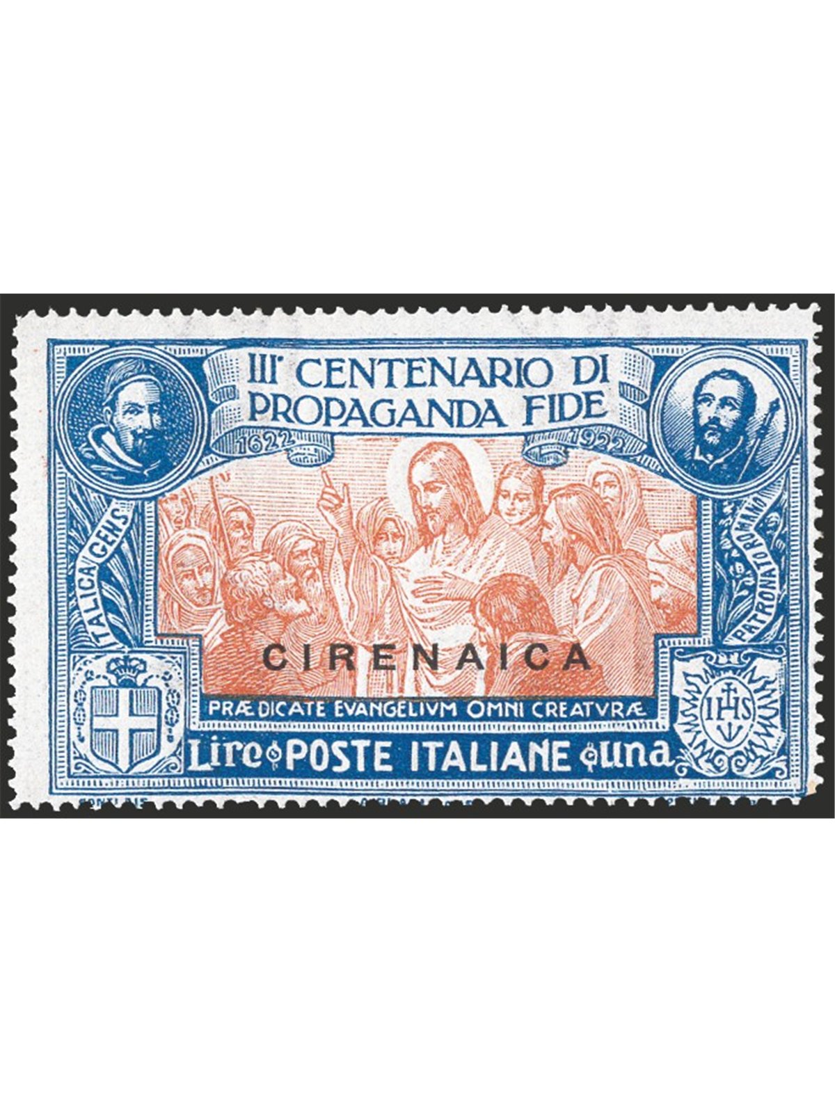 Cirenaica 1923 Propaganda Fide serie n° 1/4 Cat. € 150 (**)