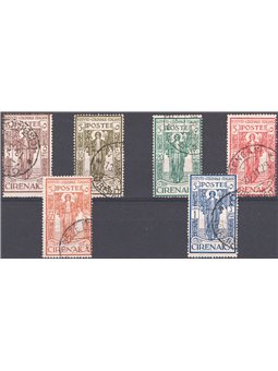 Cirenaica 1926 Istituto Coloniale Agricolo serie n° 32/38 Cat. € 95 (U)