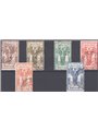 Cirenaica 1926 Istituto Coloniale Agricolo serie n° 32/38 Cat. € 95 (U)