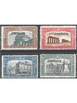 Cirenaica 1937 Milizia I serie n° 38/41 Cat. € 60 (**)