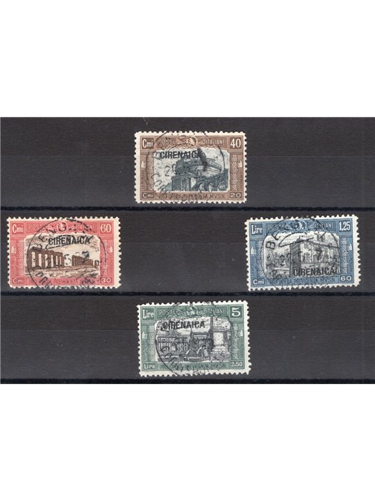 Cyrenaica 1937 Militia I series no. 38/41 Cat. €320 (U)