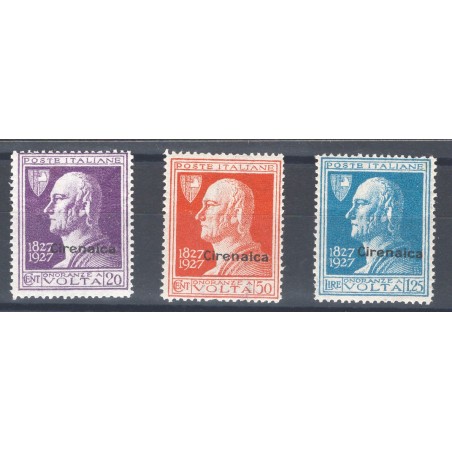Cirenaica 1927 Volta serie n° 42/44 Cat. € 125 (**)
