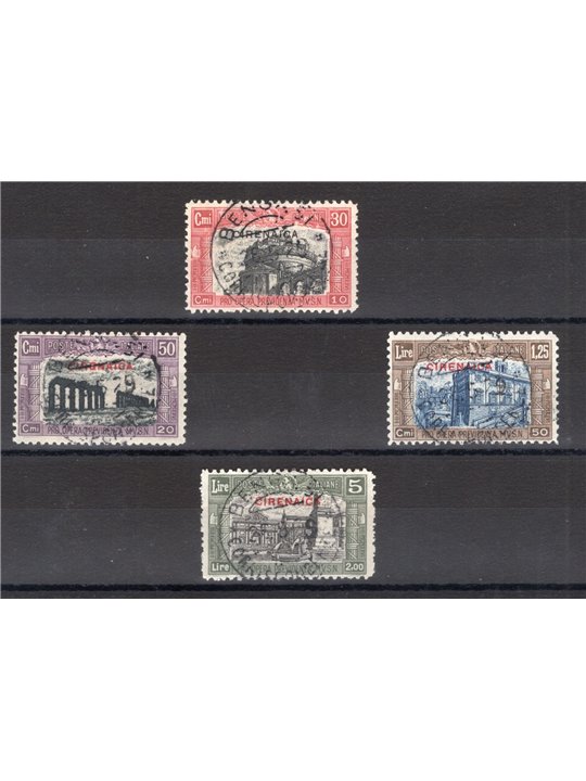 Cyrenaica 1929 Milizia Series II no. 49/52 Cat. €280 (U)